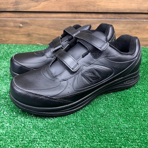 New Balance Walking Shoes Men's Size 12 Black Upper Leather Hook & Loop MW577VK‎ - Picture 1 of 16